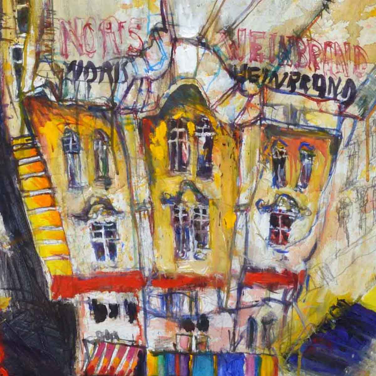 Malerei Stadtlandschaften